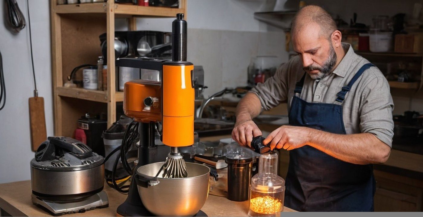 Küchenmaschinen-Reparatur: Diagnose in der Werkstatt