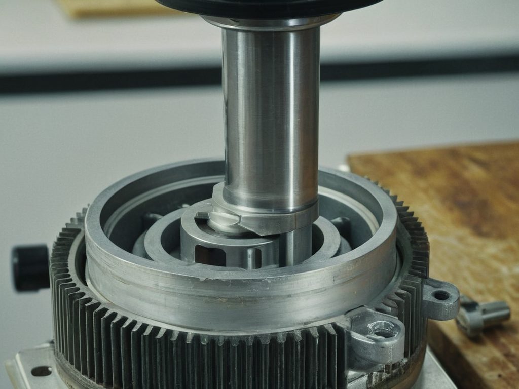 Antriebsmechanik einer Küchenmaschine im Detail
